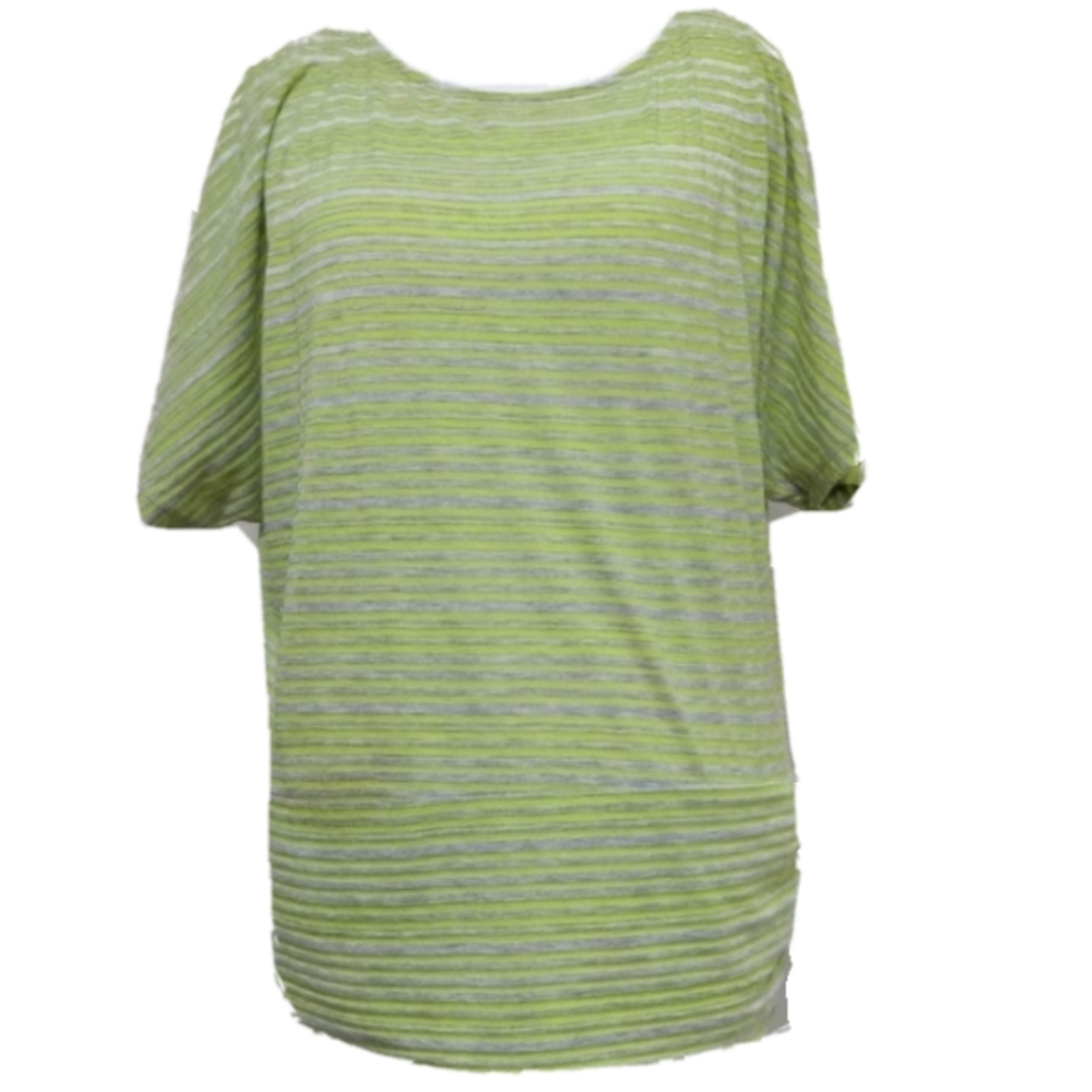 New Directions Weekend Stripe Top Size XL
